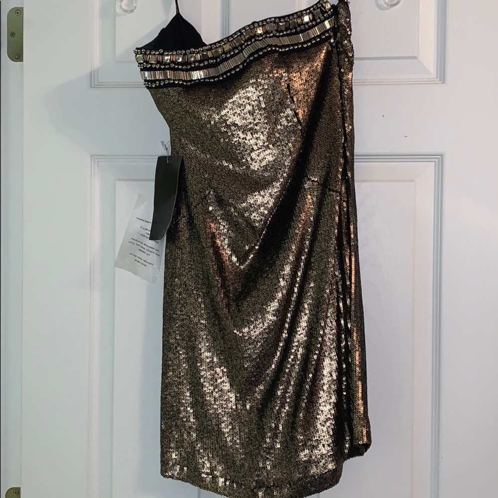 Bebe armor sequin tube dress